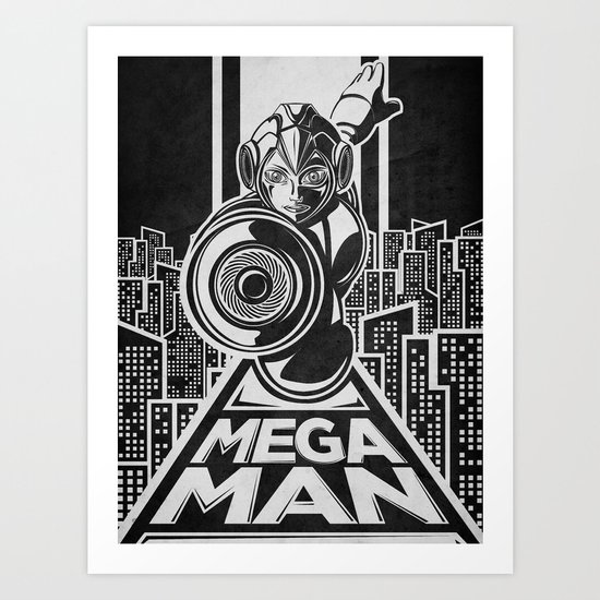 Megaman. In the year 20xx Art Print