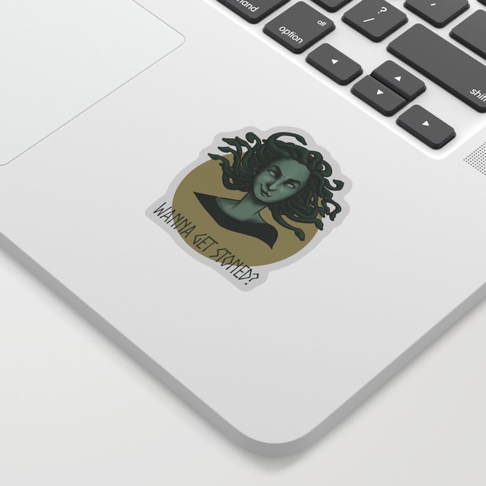 Sassy Medusa Sticker