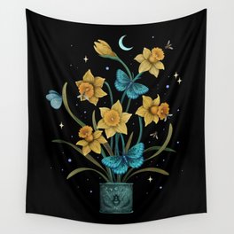 Daffodil - March Flower Wall Tapestry