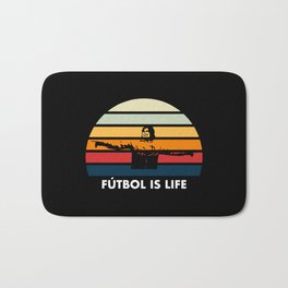 Football Is Life Bath Mat | Soccer Is Life, Football Is Life, Soccer, Retro, Football, Graphicdesign, Futbol Is Life, Vintage, Lasso, Ted 