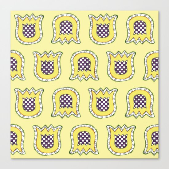 Topsy Turvy Tulips Canvas Print