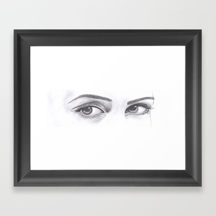 Look Into My Eyes Framed Art Print
