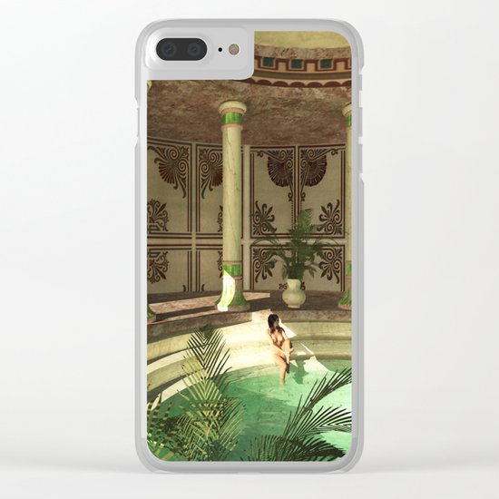 Greek bath beauties Clear iPhone Case