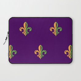 Mardi Gras Fleur-de-lis Laptop Sleeve