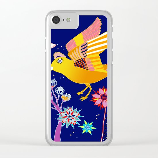 dreamy flora Clear iPhone Case