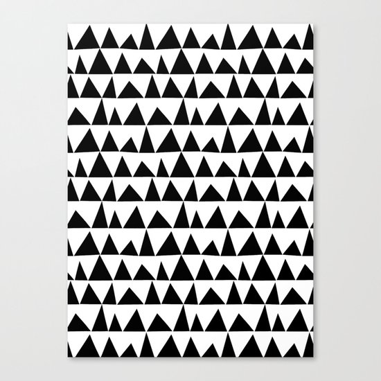 Playful triangles Canvas Print