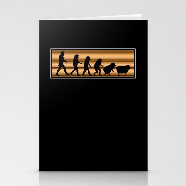 Funny Novelty Conspiracy Sheeps Are People Human Stationery Cards