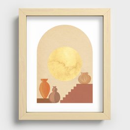 Moroccan arch #28 Recessed Framed Print