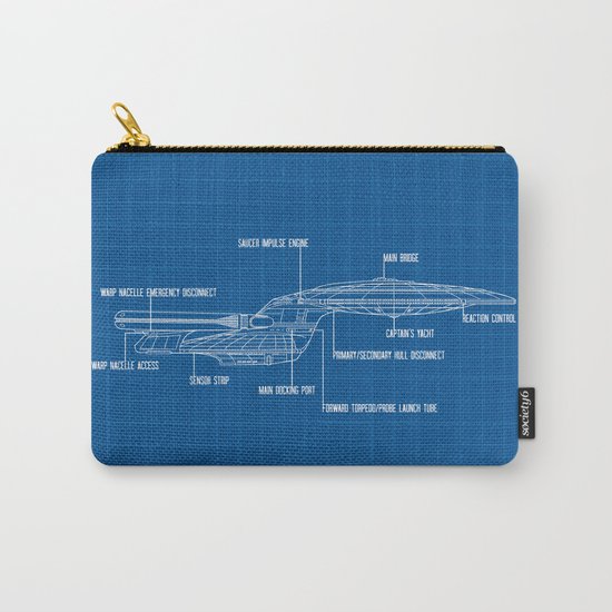 ENTERPRISE NCC-1701-D Carry-All Pouch