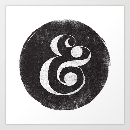 AMPERSAND Art Print
