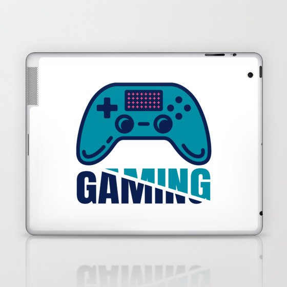 Cool art of gamepad for video gamers Laptop & iPad Skin