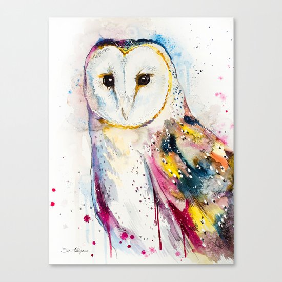 Barn owl Canvas Print
