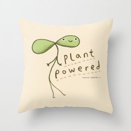 Plant Powered Throw Pillow