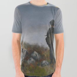 Theodor Kittelsen - Far, far away Soria Moria Palace shimmered like Gold All Over Graphic Tee