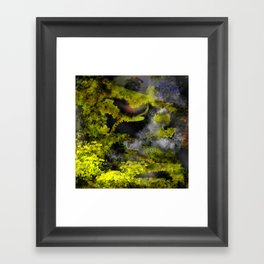 Mossy Embankment Framed Art Print