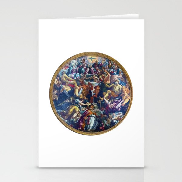 San Nicolo dei Mendicoli. Venice. Ceiling by Francesco Montemezzano Stationery Cards