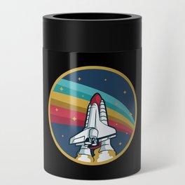 Space Shuttle Rocket Spaceship Astronaut Can Cooler