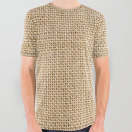 Burlap Fabric All Over Graphic Tee