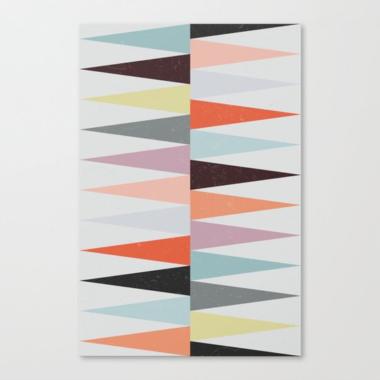 Colorful Peaks Canvas Print