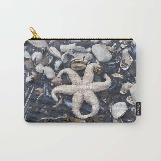 Starfish and Shells Carry-All Pouch