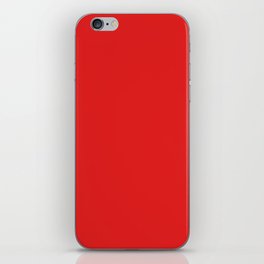 Primary Color Red iPhone Skin