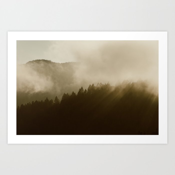 Mount Tamalpais Fog Art Print