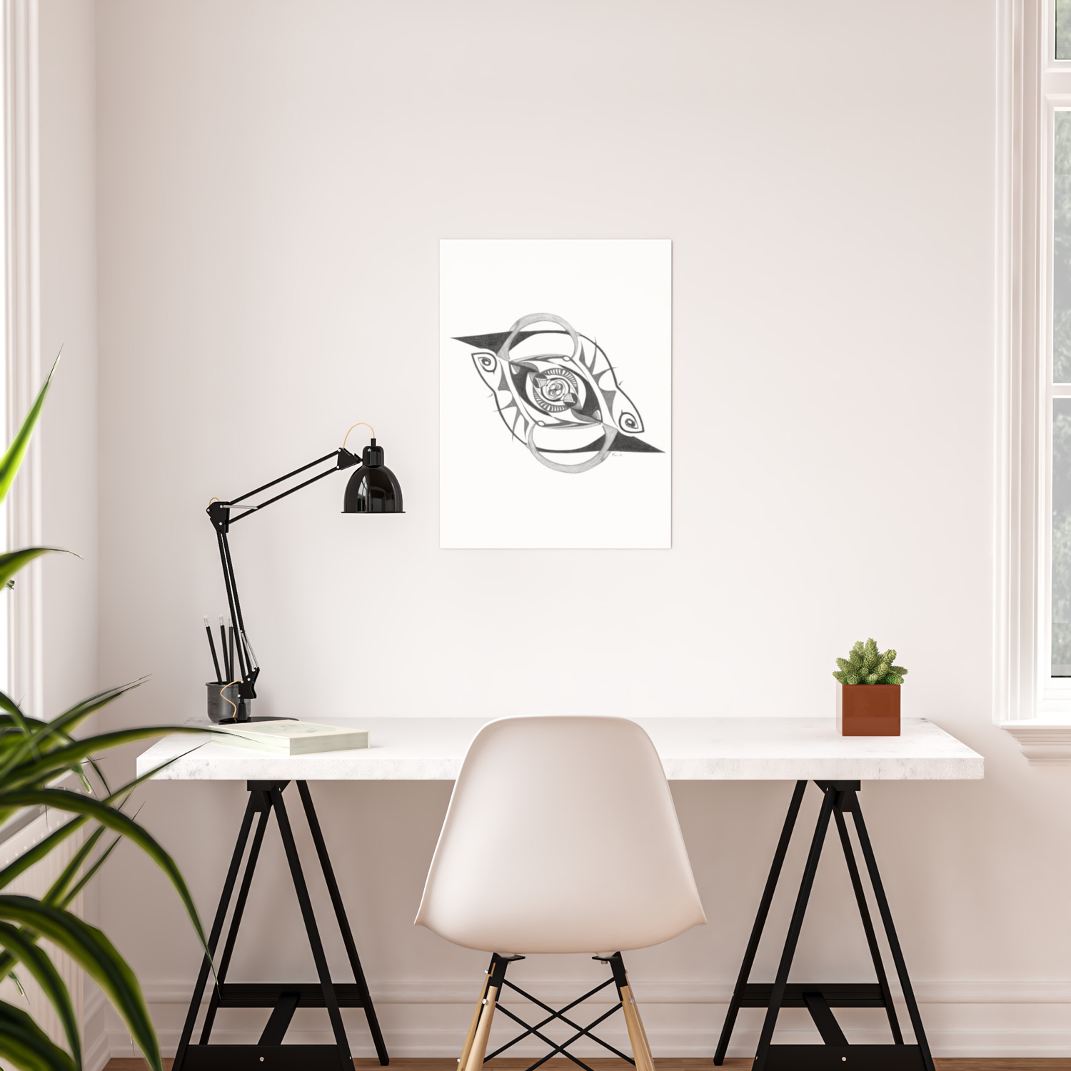 Abstract Forms Freud S Eye Poster By Mkruk Society6