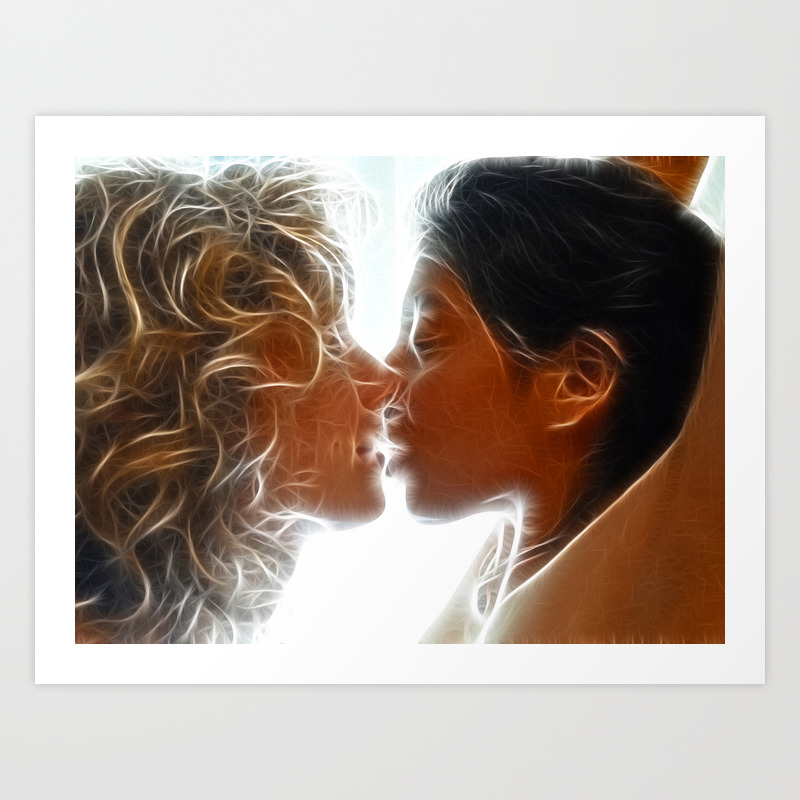 two women in love art