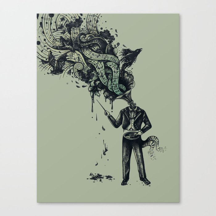 Decaying Sound of The Terror Canvas Print