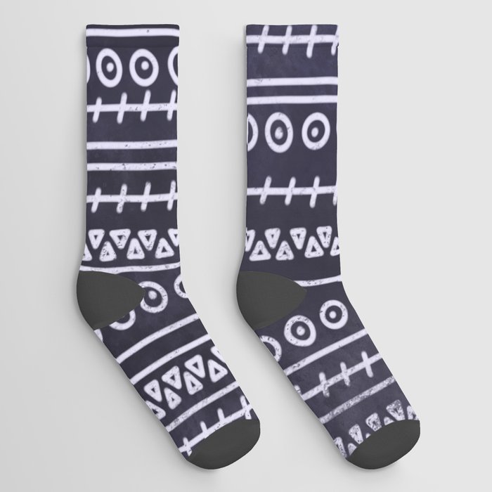 Chalk Pattern Socks