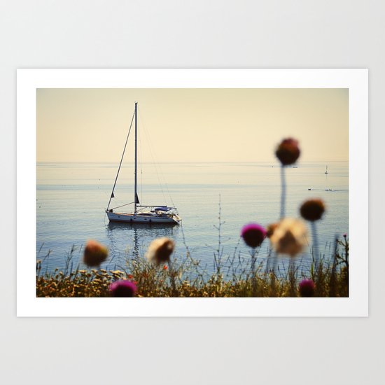 Sunset Sailing Art Print
