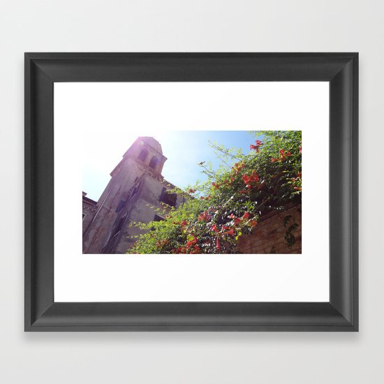 Venice Sun Framed Art Print