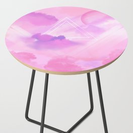 Cotton Candy Clouds Side Table