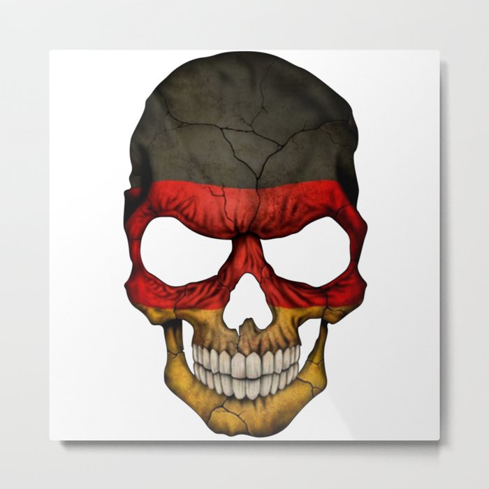 Exclusive Germany skull design Metal Print