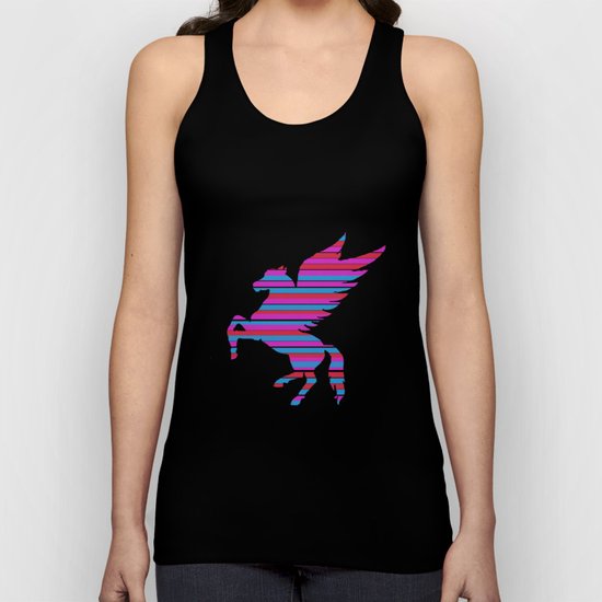 Pegasus Stripes Unisex Tank Top