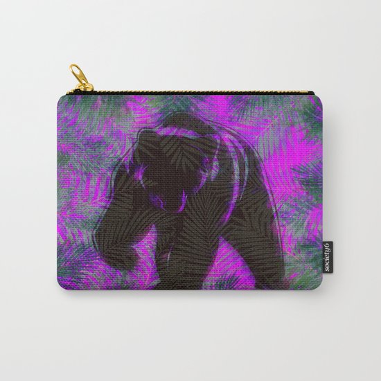 Bear with palm leaves Carry-All Pouch