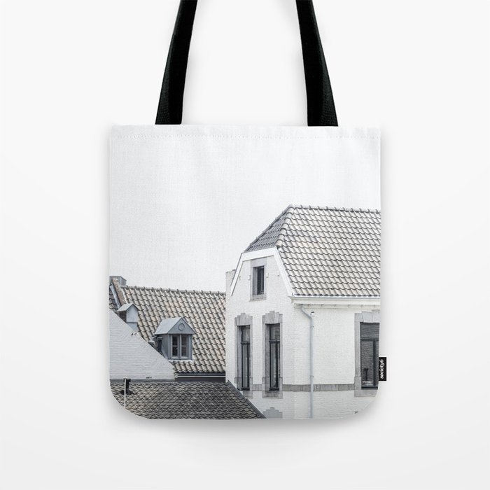 White Houses and Rooftops | Architecture Maastricht Netherlands Tote Bag