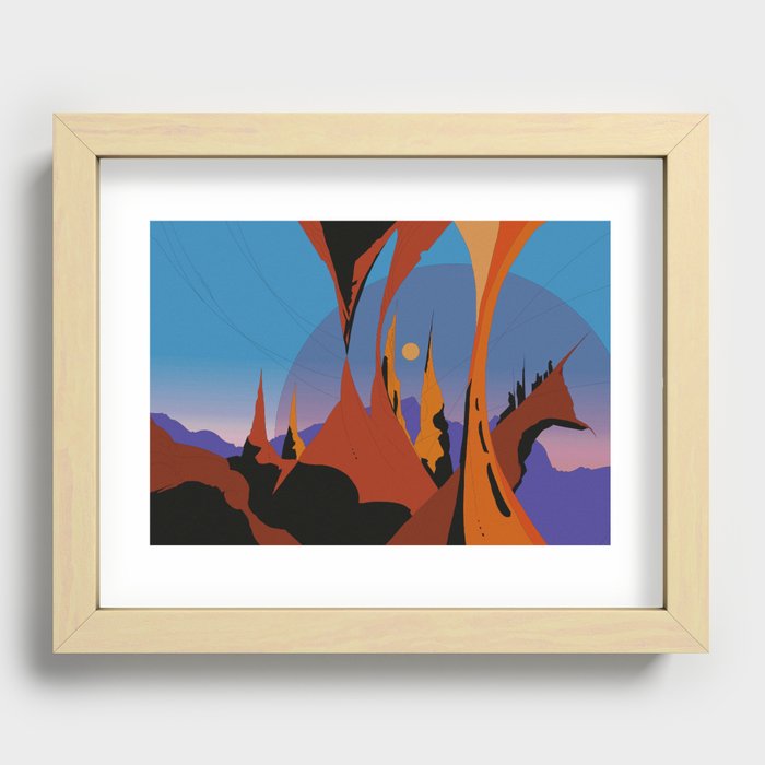 Fall of the Ancient World Recessed Framed Print