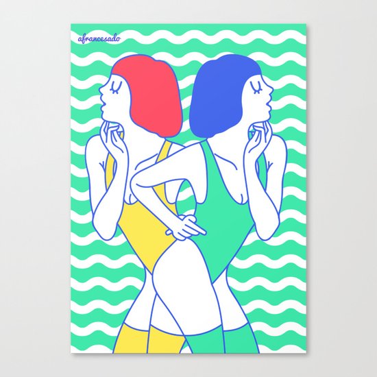 Girls Canvas Print