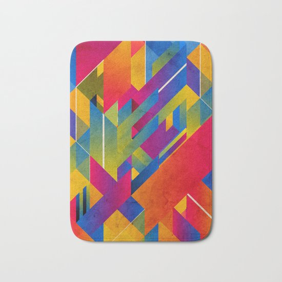 Geometric Play Bath Mat
