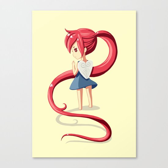 Ponytail Canvas Print