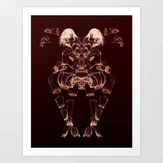 The Beast Inside 2 Art Print