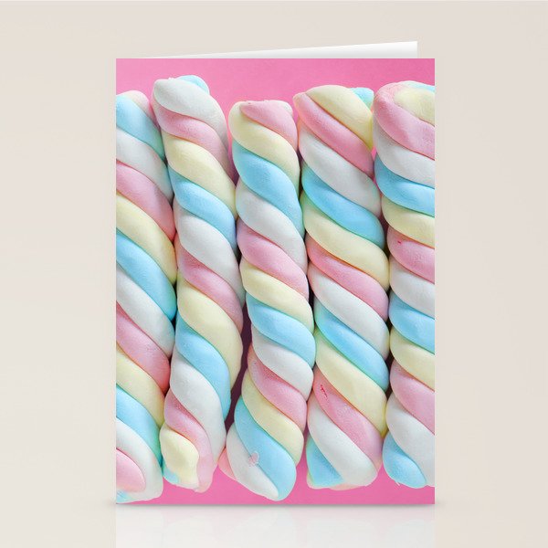 Rainbow Marshmallow Candy Stationery Cards By Newburydesigns Society6 Free for commercial use no attribution required high quality images. rainbow marshmallow candy stationery cards by newburydesigns