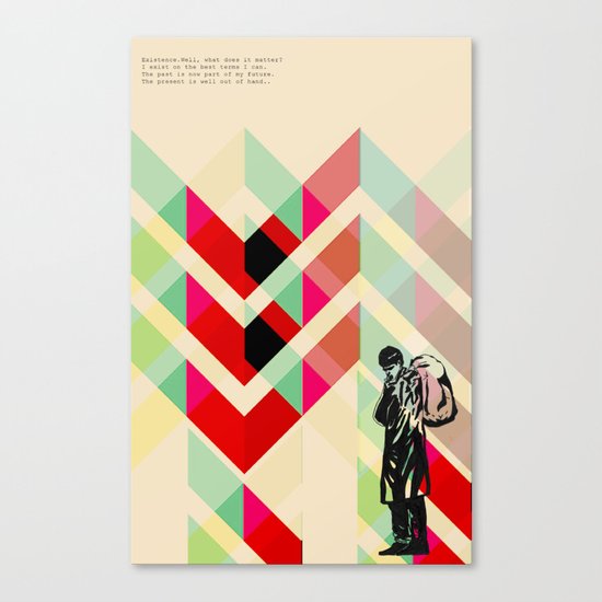 Ian Curtis from Joy division Canvas Print