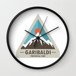 Garibaldi Provincial Park Wall Clock