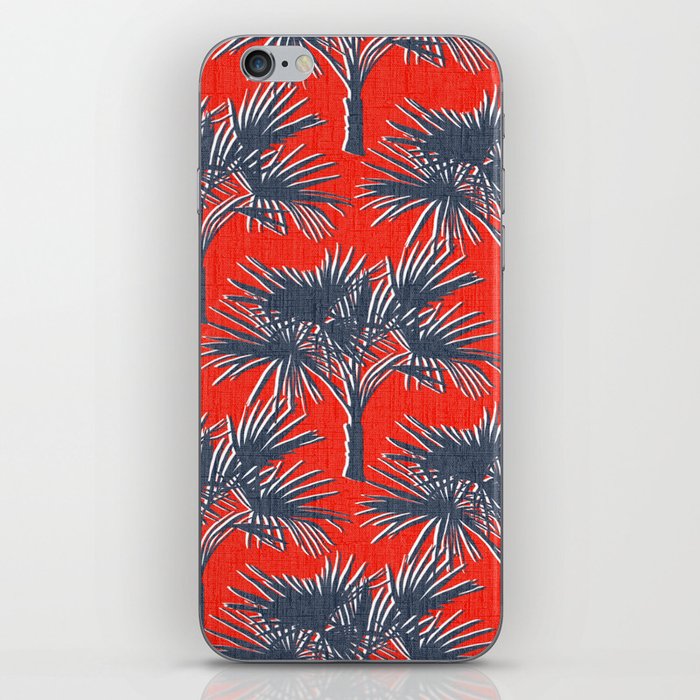 70’s Palm Springs Red White and Blue iPhone Skin