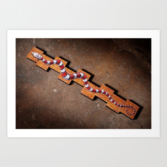 Energy Snake Art Print
