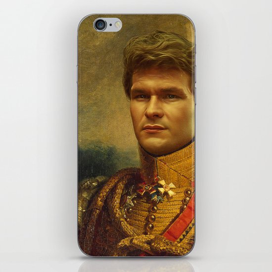 Patrick Swayze - replaceface iPhone & iPod Skin