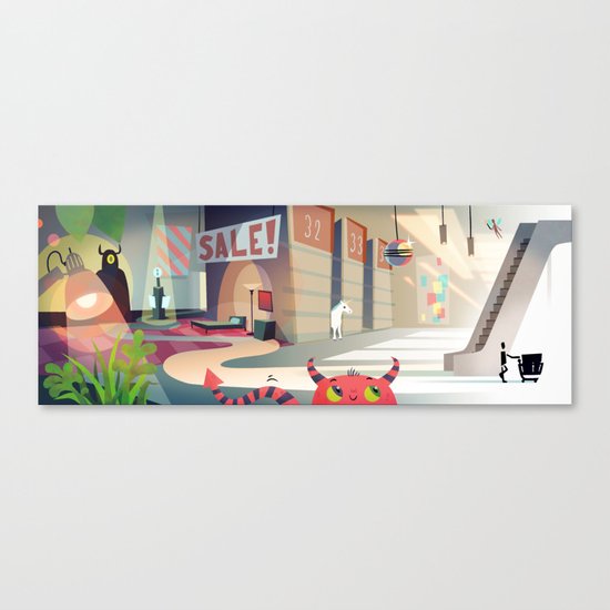 The Magical Land of IKEA Canvas Print