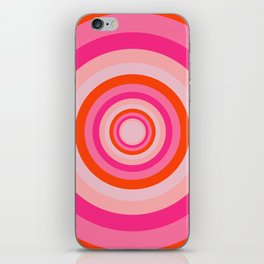 Pink Psychedelic Circles (xii 2021) iPhone Skin